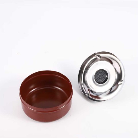 Modern Luxury Stainless Steel Rotating Ashtray