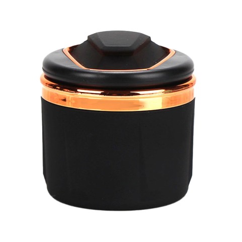 Matte Black ABS Desktop Ashtray