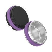 Purple Non-Slip Portable Ashtray