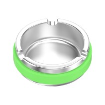 Multifunctional Apple-Green Windproof Ashtray