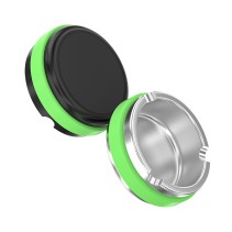 Multifunctional Apple-Green Windproof Ashtray