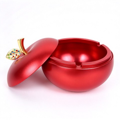 Aluminum Windproof Cigar Ashtray with Lid