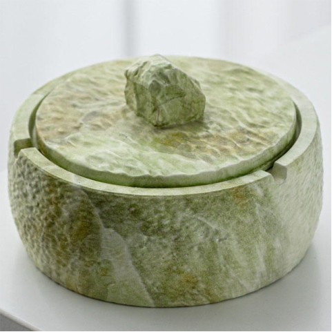 Outdoor Windproof Round Ashtray with Lid
