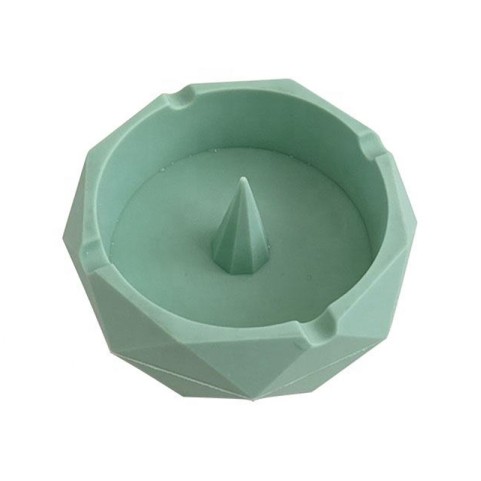 Mint Green Faceted Ashtray