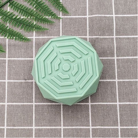 Mint Green Faceted Ashtray