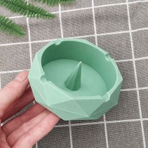 Mint Green Faceted Ashtray
