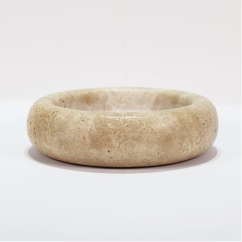 Classic rounded thick smoke-proof portable ashtray