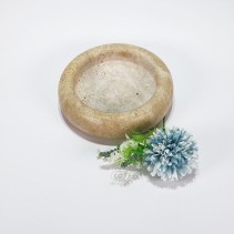 Classic rounded thick smoke-proof portable ashtray