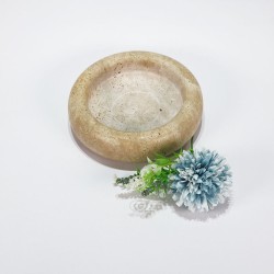 Classic rounded thick smoke-proof portable ashtray
