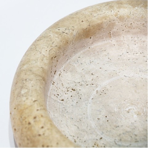 Classic rounded thick smoke-proof portable ashtray