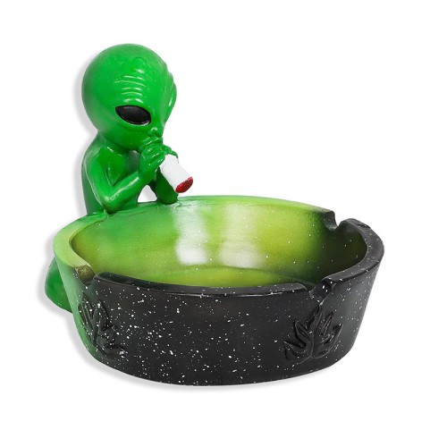 Alien-Themed Ashtray with Multiple Slots