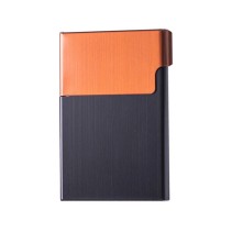 Ultra-slim stylish professional-grade aluminum alloy metal cigarette case