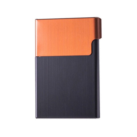 Ultra-slim stylish professional-grade aluminum alloy metal cigarette case