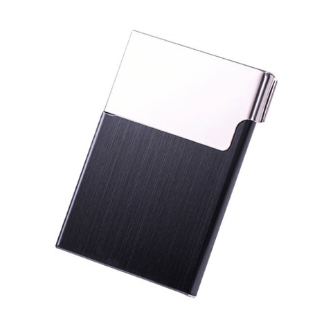 Ultra-slim stylish professional-grade aluminum alloy metal cigarette case