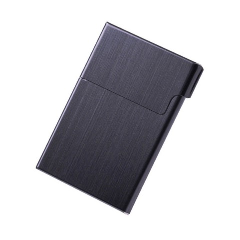 Ultra-slim stylish professional-grade aluminum alloy metal cigarette case