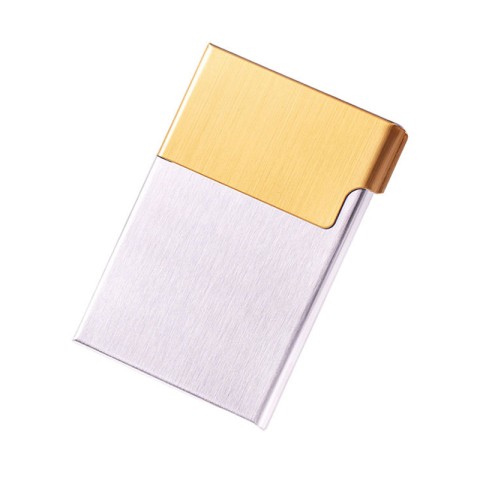 Ultra-slim stylish professional-grade aluminum alloy metal cigarette case