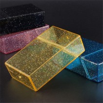 Stylish Waterproof Portable Shiny Plastic Cigarette Case