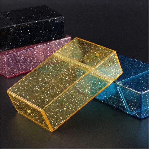 Stylish Waterproof Portable Shiny Plastic Cigarette Case