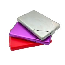 Purple aluminum alloy ultra-thin lightweight cigarette case