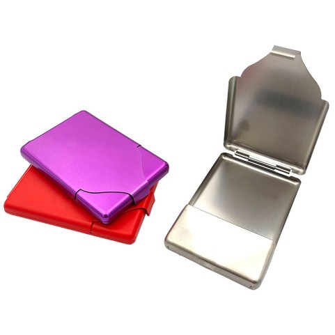 Purple aluminum alloy ultra-thin lightweight cigarette case