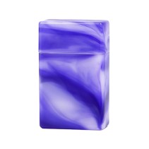 Waterproof and crush-resistant hard plastic cigarette case