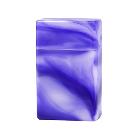 Waterproof and crush-resistant hard plastic cigarette case