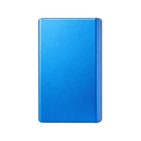 Premium Silver Fine-Sandblasted Portable Cigarette Case