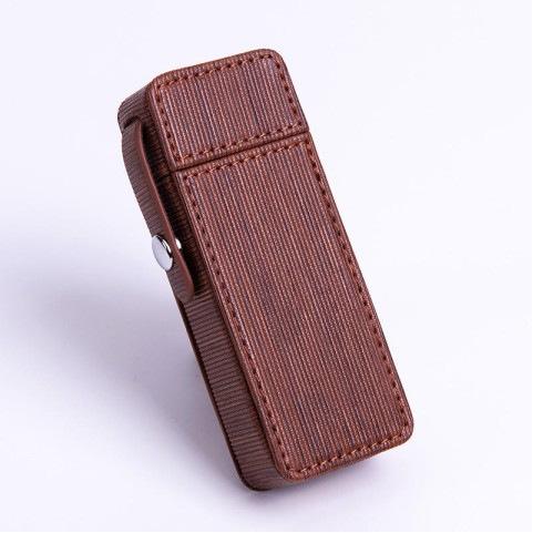 Cool black brushed moisture-proof slim cigarette case
