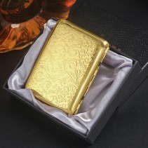 Mini Portable Gold Vintage Waterproof Cigarette Case