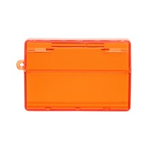 Transparent blue ABS plastic portable cigarette case