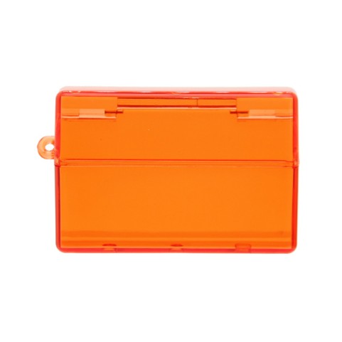Transparent blue ABS plastic portable cigarette case