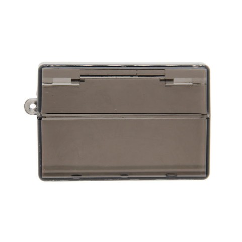 Transparent blue ABS plastic portable cigarette case
