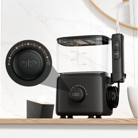 Waterproof 360-Degree Rotating Nozzle Desktop Water Flosser