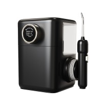 Black Adjustable Water Flosser with LED Display