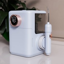 Black Adjustable Water Flosser with LED Display