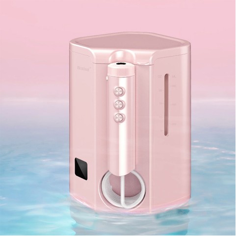 Pink Cordless Electric Countertop Water Flosser