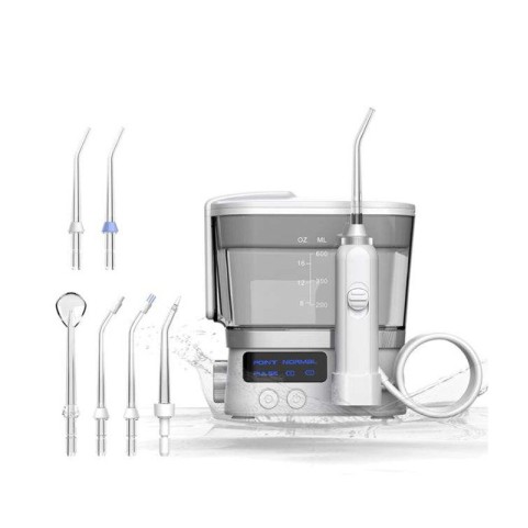 White Cordless Electric Countertop Water Flosser