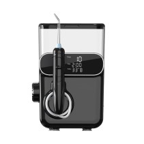 White Desktop Water Flosser with UV Sanitizer