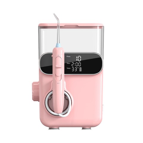 White Desktop Water Flosser with UV Sanitizer