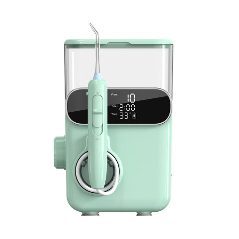 White Desktop Water Flosser with UV Sanitizer