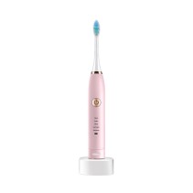 Solid-Color High-Frequency Bright White Electric Toothbrush
