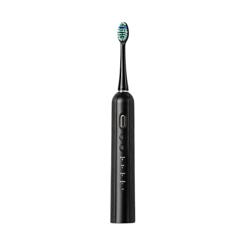 Black 3-in-1 Ultrasonic Electric Toothbrush