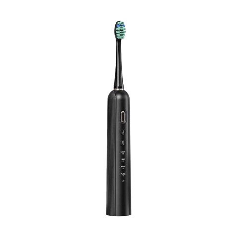 Black 3-in-1 Ultrasonic Electric Toothbrush