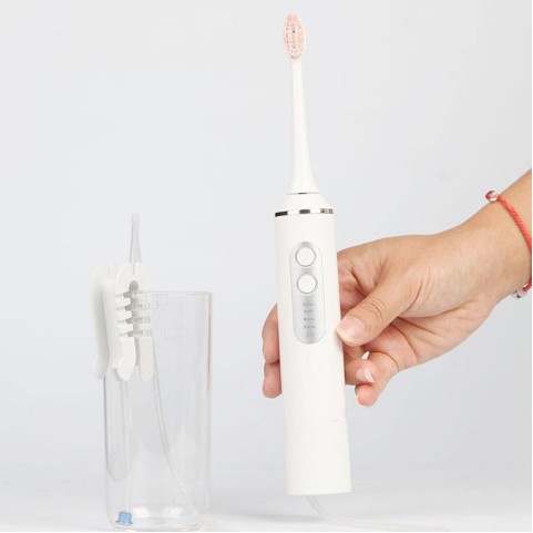White Plaque-Removing Electric Toothbrush