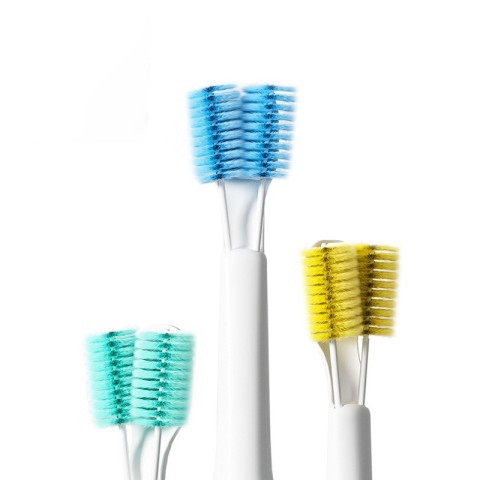 Dual-Head 360-Degree Waterproof Electric Toothbrush