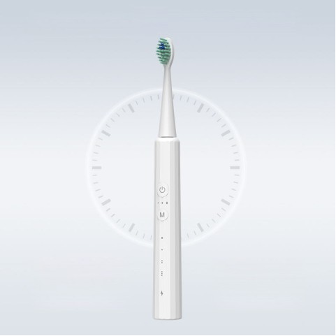 Black Portable USB-Rechargeable Electric Toothbrush