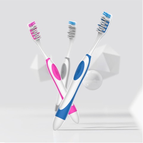 Convenient and Minimalist Adult Toothbrush