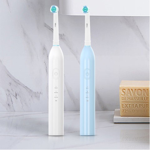 IPX7 Waterproof Automatic Home Toothbrush with DuPont Bristles