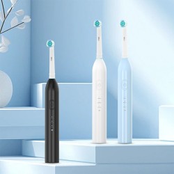 IPX7 Waterproof Automatic Home Toothbrush with DuPont Bristles