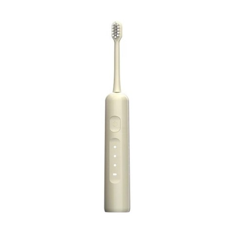 Beige Portable Sonic Electric Toothbrush